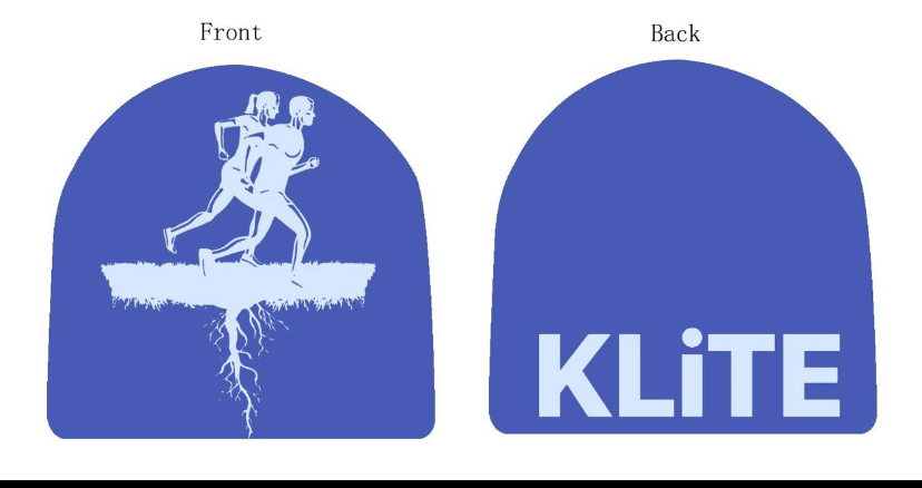 'KLiTE' blue beanie 